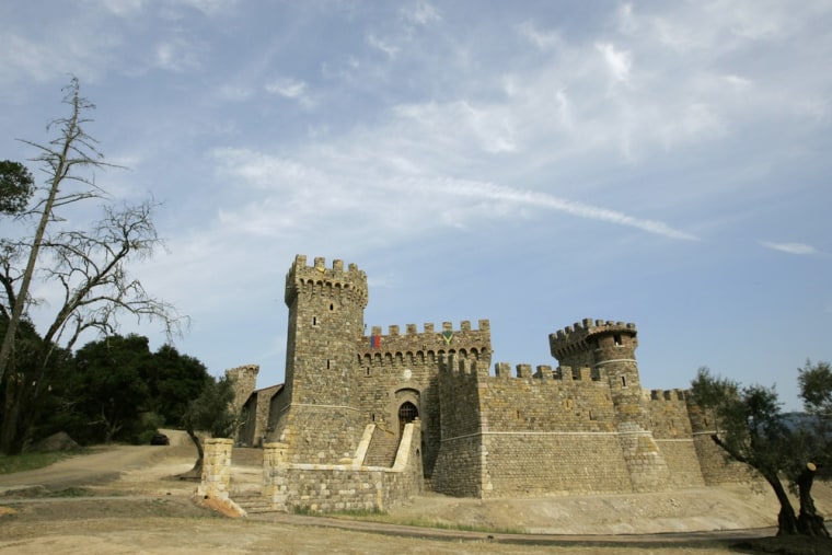 Dario Sattui set out to build a modest, 8,500-square-foot winery. Millions of dollars and 120,000 square feet later he's king of Castello di Amorosa castle, complete with drawbridge, dungeons and nifty little slots for the old boiling oil trick.